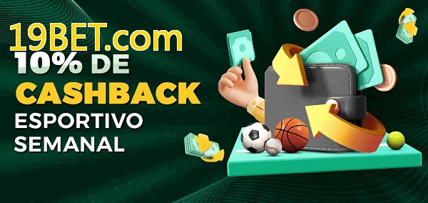 10% de bônus de cashback na 19BET.com